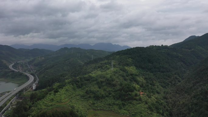 福建 德化 春美乡 山路 风光