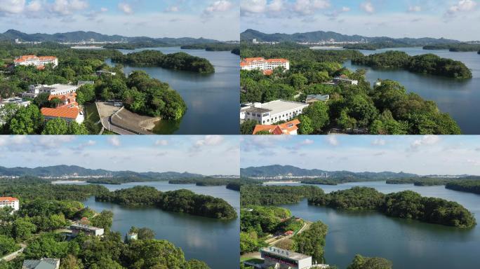 深圳最大水库重要水源地铁岗水库碧波万顷1