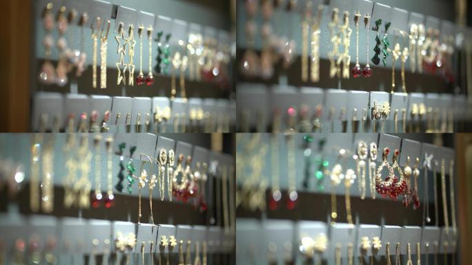 玉器耳坠商品珠宝首饰展示奢侈品玉器展示