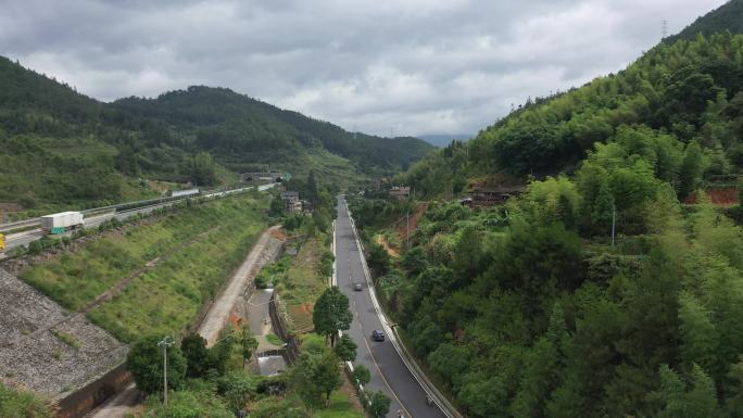 福建 德化 春美乡 山路 风光