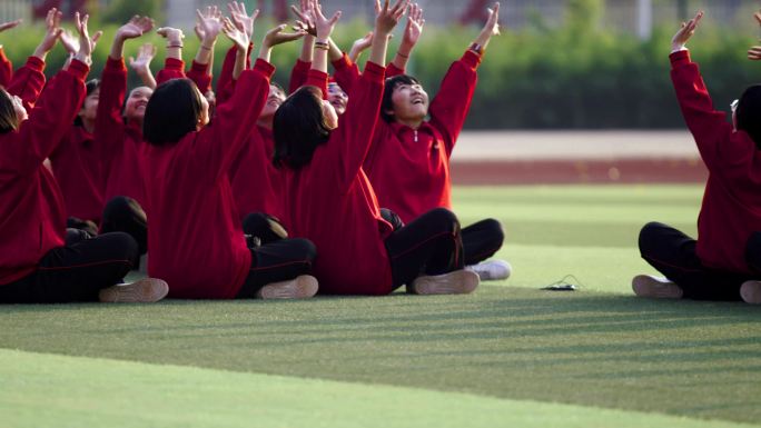 备战高考 合唱 学生