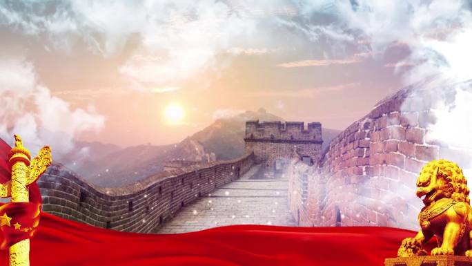 《童心向党做新时代好少年》朗诵背景视
