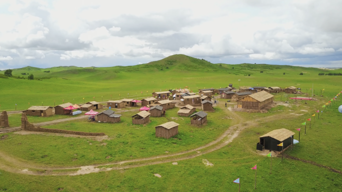 乌兰布统草原敖包影视基地狼图腾拍摄地