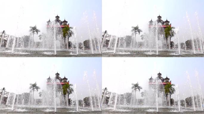 慢动作喷泉慢动作喷泉喷泉景观公园喷泉