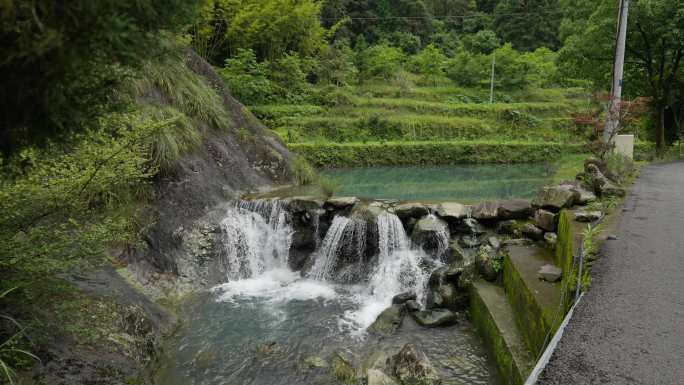 浙江温州楠溪江自然风景