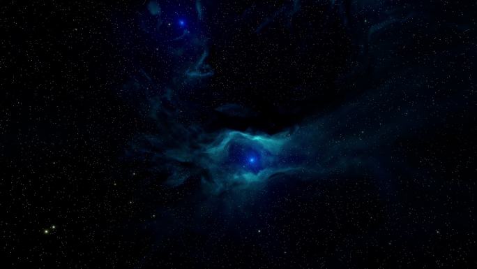 3D深空星云星际漫游星际穿越暗物质