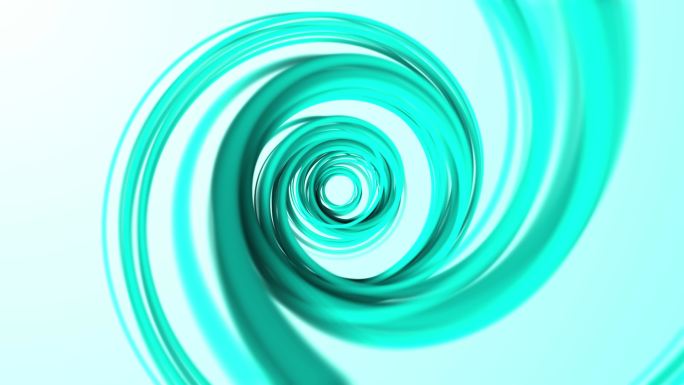 4K-催眠螺旋错觉详细背景-可循环-绿松石色