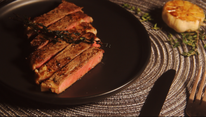 肉食肉类牛肉片头高级食材烹饪高清素材