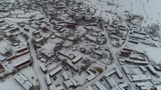 村庄雪景