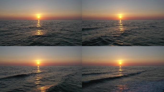 涠洲岛海景夕阳日落