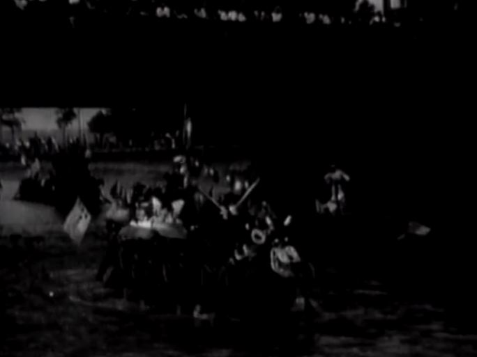 1929 年中国龙舟比赛(黑白纪实)