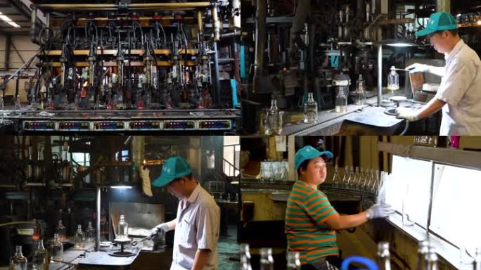 玻璃瓶生产流程