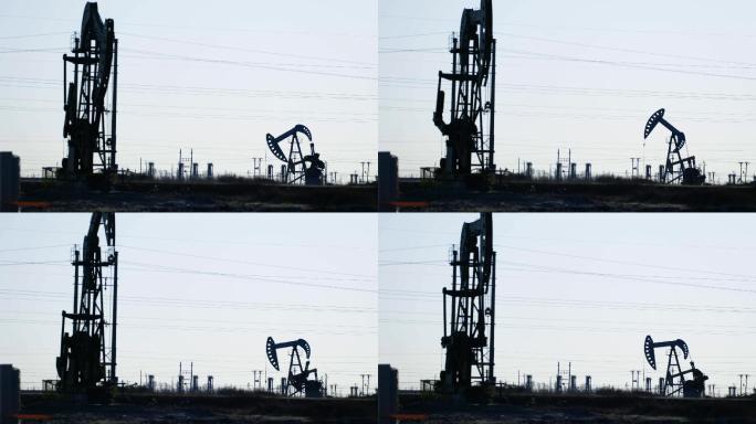 油井 开采石油 大型机械