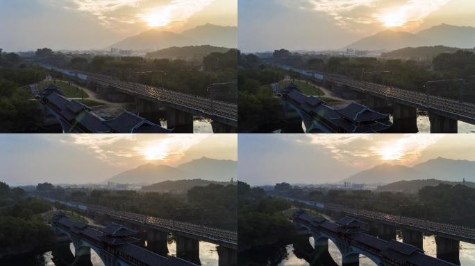 中国柳州斯那江风雨桥