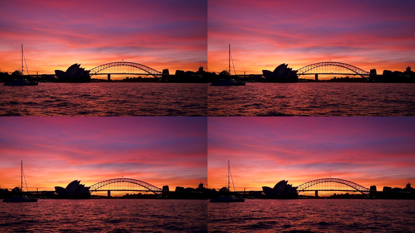 澳大利亚新南威尔士州悉尼港的镜头