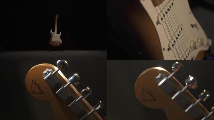 吉他棚拍光影细节乐器音乐文艺广告宣传片