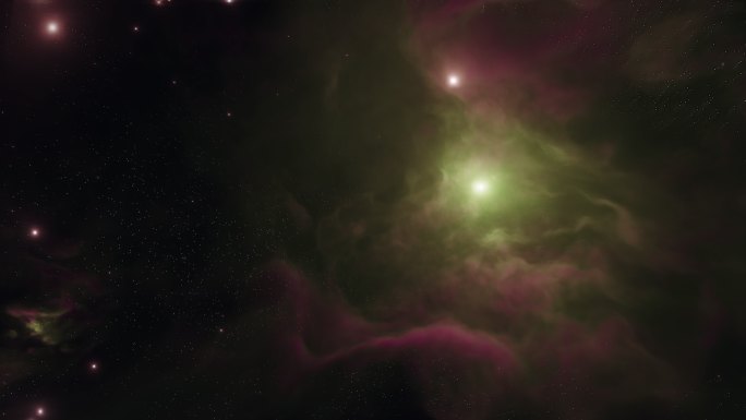 深空3D彩色星云天体运行地外文明探索宇宙