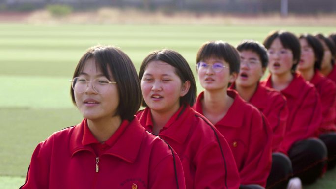 备战高考 合唱 学生