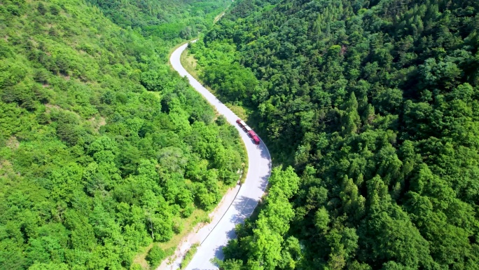 大山风景区山区航拍b