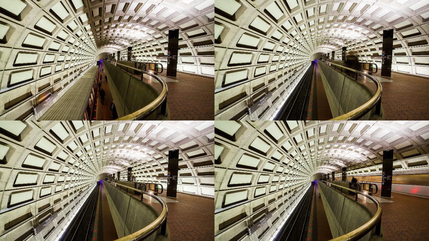 华盛顿特区地铁站timelapse