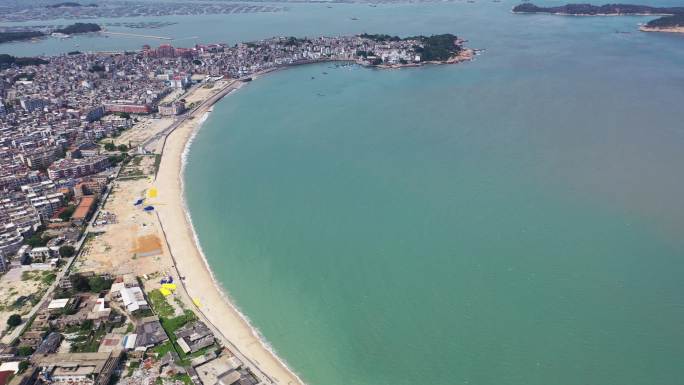 漳州东山岛南门湾福建海边城市小镇风景航拍