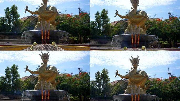 中国蓝天龙旅游旅行景点祭拜雕塑雕像