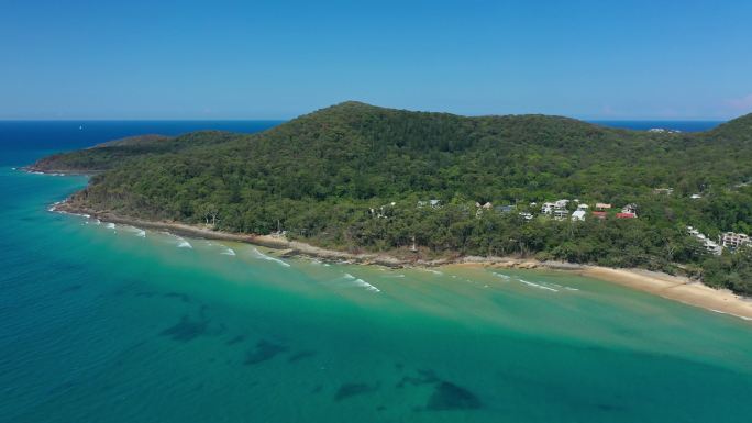 澳大利亚昆士兰阳光海岸努萨鸟瞰图