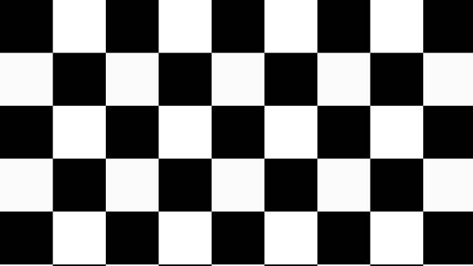 单色方形信号频闪黑白方格方块快速闪动