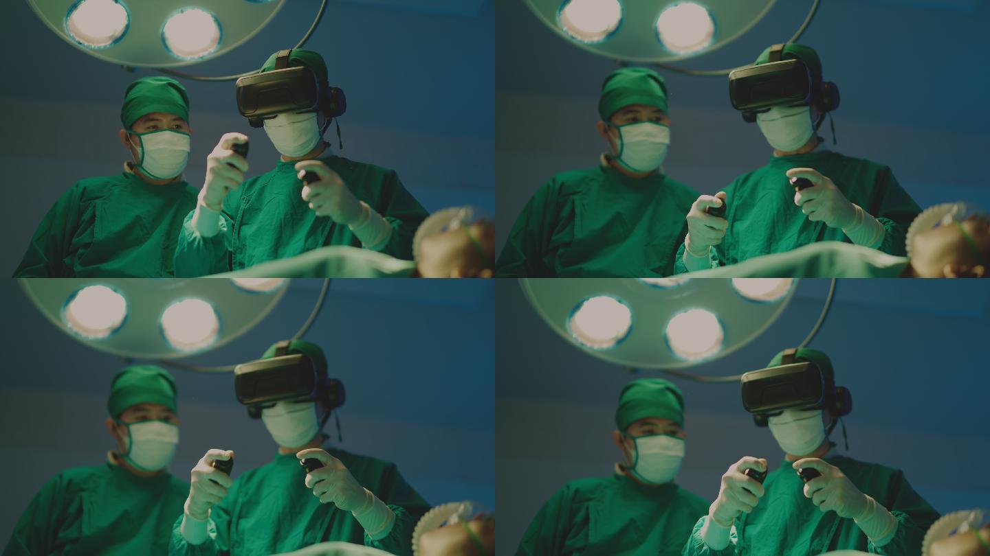 未来的外科医生。遥控观察研究专家手术