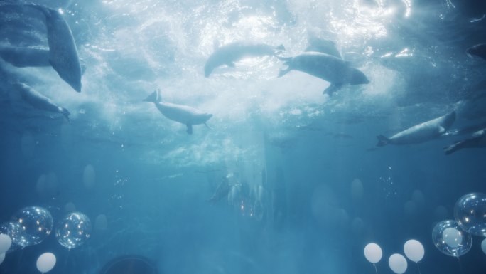 海豚水族馆4K