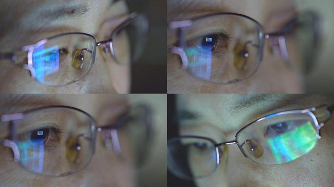 成人眼睛眼镜看电脑平板电子产品蓝光眼镜
