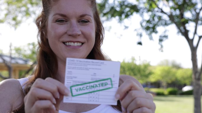 疫苗接种卡卡片