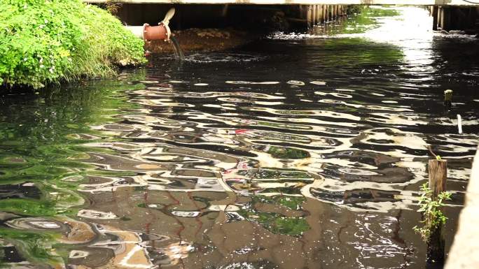 浑水出水管水污染污水