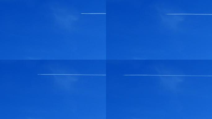 航空拉线划线蓝天