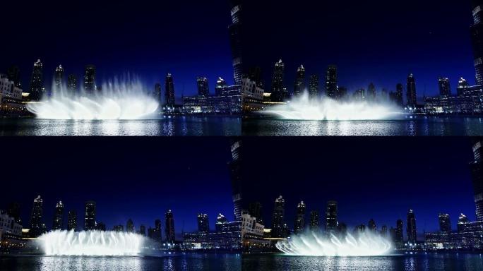 迪拜音乐喷泉绚丽多姿动感节奏炫彩炫酷