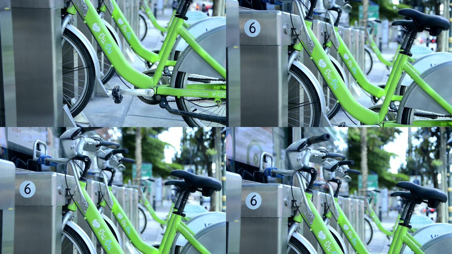 自行车共享系统绿色出行环保出行环保