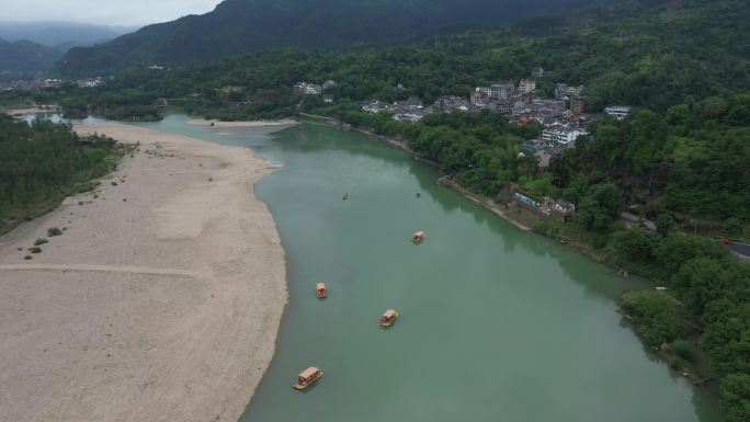 浙江温州楠溪江狮子岩漂流