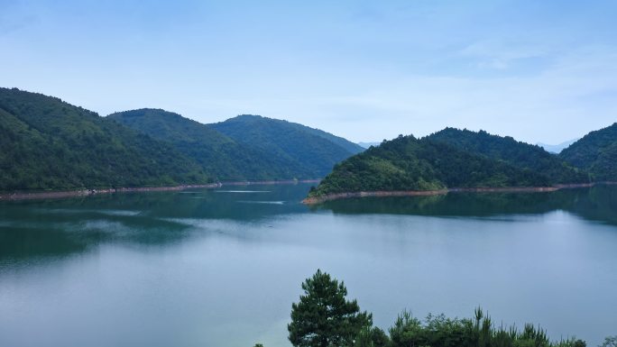 【4k原创】湖南株洲茶陵县东阳湖水库航拍