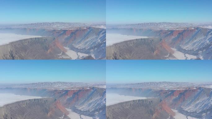 冬日新疆大峡谷