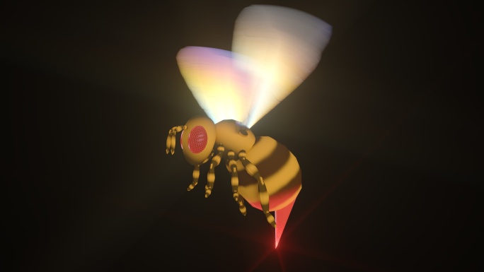 炙炎蜂 马蜂 毒蜂 蜂 毒液-C4D模型