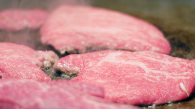 神户牛肉铁板烧日本烤肉，日本料理，日本兵库