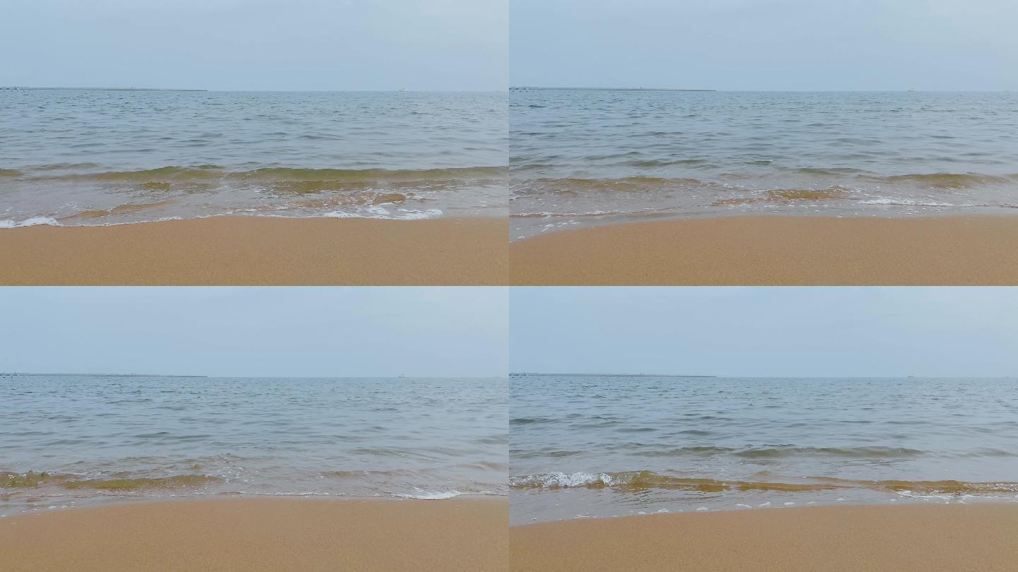 秦皇岛海边沙滩视频