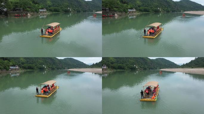 浙江温州楠溪江狮子岩漂流