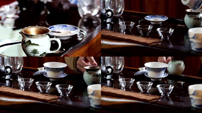 中国茶道品茶喝茶文化交流