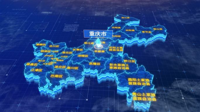 重庆市全省网络地图