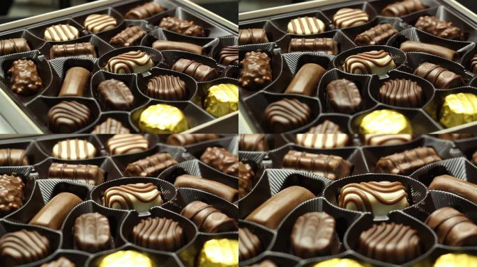一盒巧克力丝滑甜美爱情