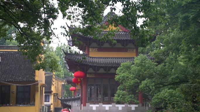 台州温岭明因讲寺视频素材C0311