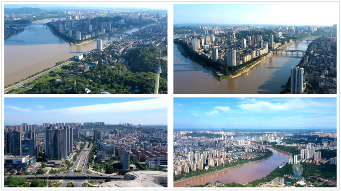 泸州航拍移动延时摄影合集