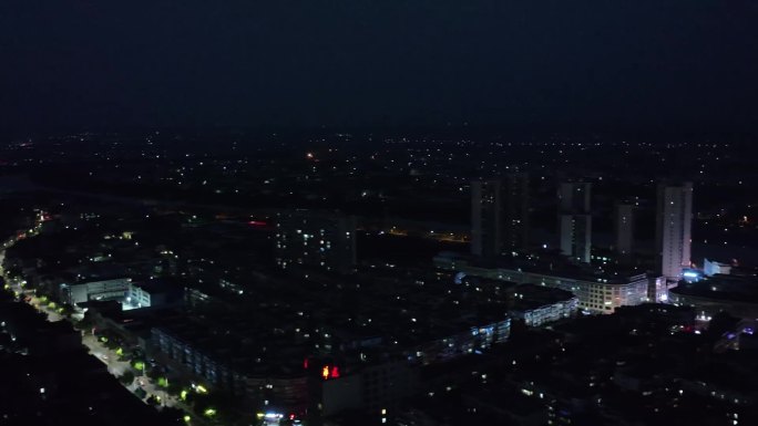 湘乡市城市新貌夜景-2