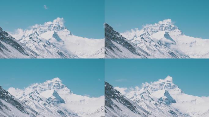 喜马拉雅山脉的延时摄影